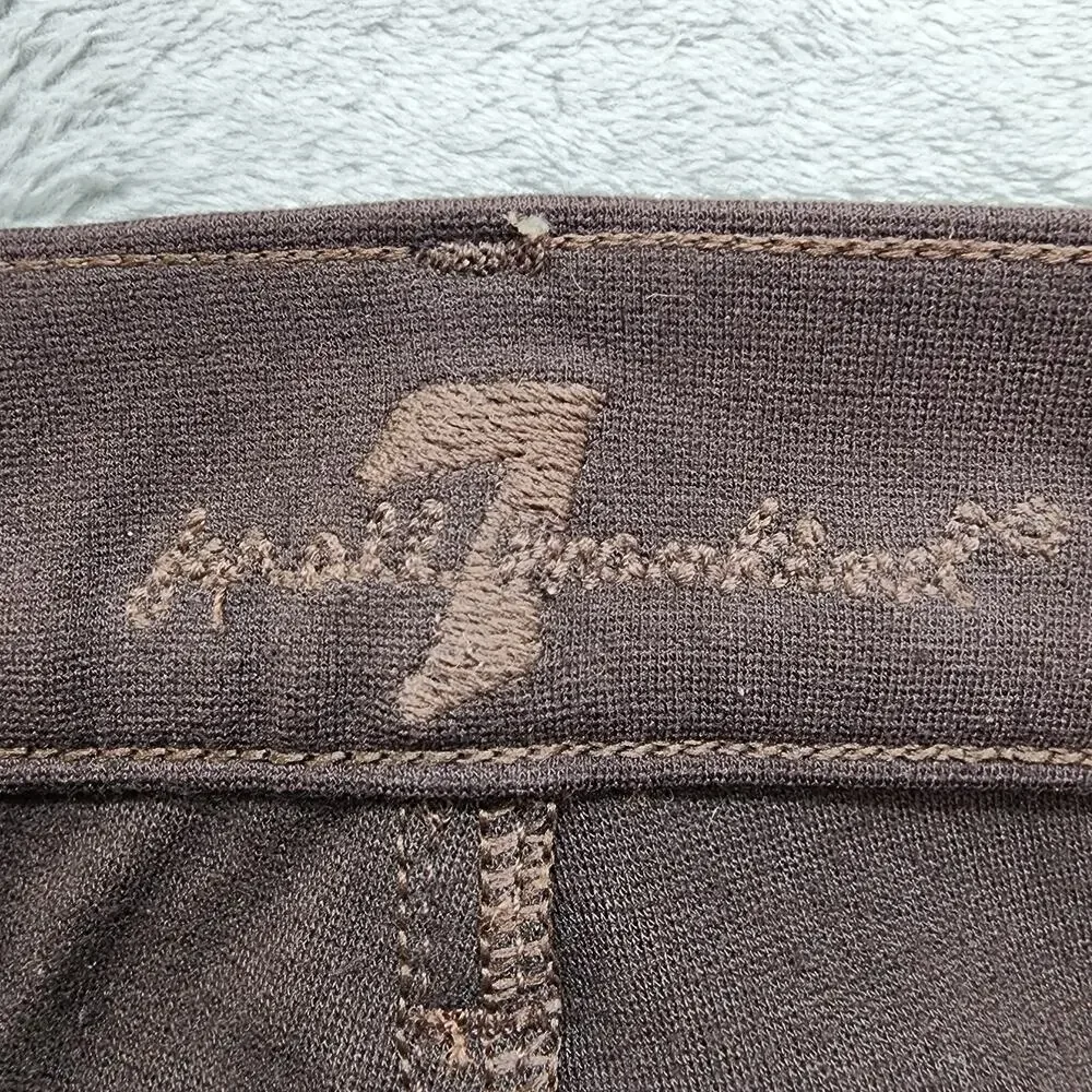 7 For All Mankind 7FAM Jeans Womens 26 Dark Brown Gwenevere Ankle Skinny Stretch - Picture 4 of 12